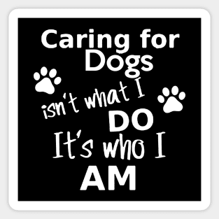 Caring for Dogs Sticker